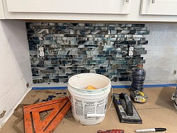 Glass Backsplash