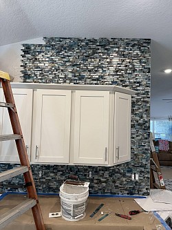 Glass Backsplash