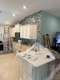 Glass Backsplash